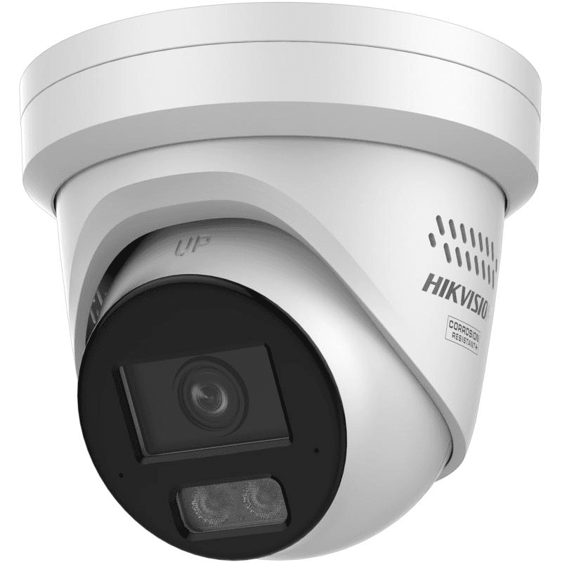 Camera de supraveghere IP Turret 4MP Smart Hybrid Light with ColorVu Hikvision DS-2CD2347G3-LIS2UY/SL(2.8MM), lentila fixa 2.8mm, iluminare min: Color: 0.0001 Lux @ (F1.0, AGC ON),0 Lux cu IR 30m, microfon incorporat, difuzor incorporat, interfata audio: 1/1, alarma: 1/1, slot card de memorie