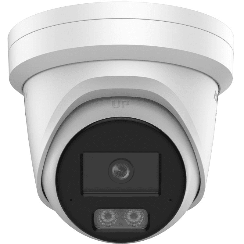 Camera de supraveghere IP Turret 8MP Hikvision DS-2CD2387G3-LIY(2.8MM), lentila fixa 2.8mm, iluminare min: Color: 0.0005 Lux @ (F1.0, AGC ON),0 Lux cu lumina alba: 30m, IR 30m, microfon incorporat, slot card de memorie: microSD/microSDHC/microSDXC maxim 512GB, alarma la evenimente: Motion detection