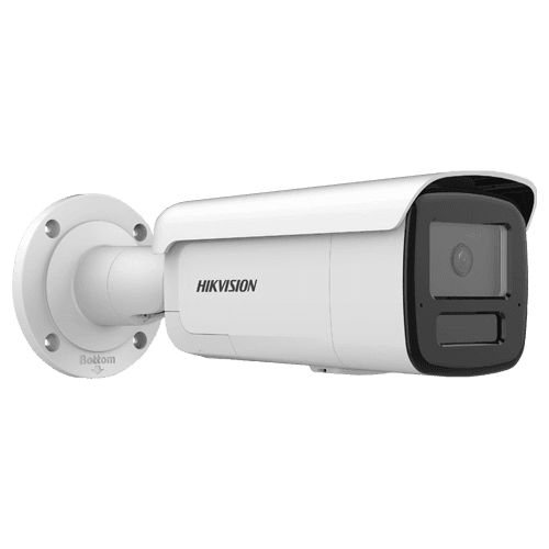 Camera de supraveghere IP Bullet 8MP Hikvision DS-2CD2T86G2H- IS2U/SL(2.8MM), lentila fixa 2.8mm, iluminare min: Color: 0.0008 Lux @ (F1.0, AGC ON),B/W: 0 Lux cu IR 60m, 2x microfon incorporat, difuzor incorporat, interfata audio: 1/1, alarma: 1/1, slot card de memorie: microSD/microSDHC/microSDXC