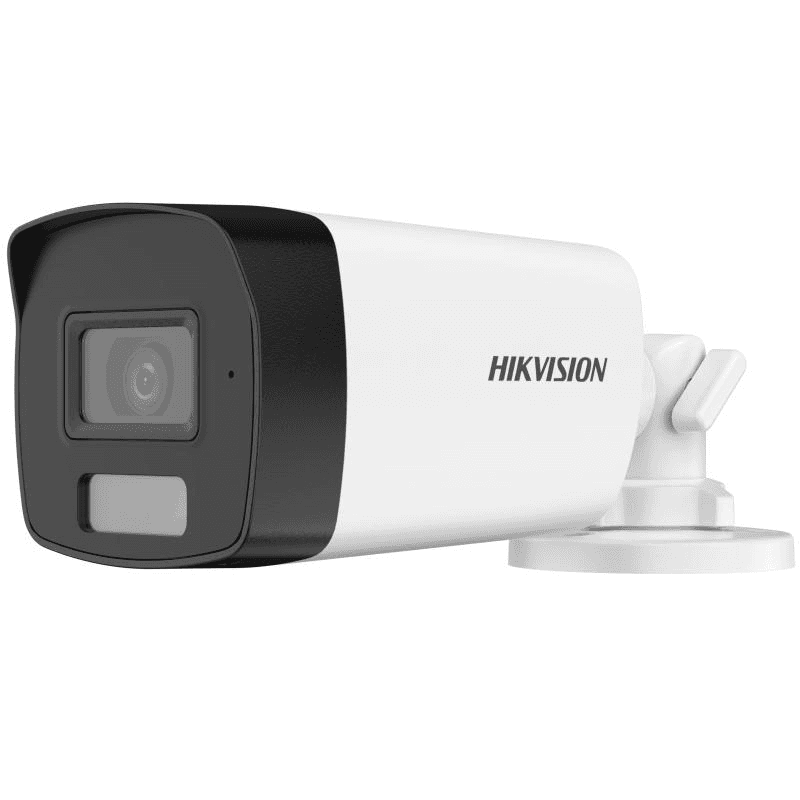 4K Smart Hybrid Light Fixed Bullet Camera High quality imaging with 4K, 3840 × 2160 resolution 2.8 mm and 3.6 mm fixed focal lens Up to 40 m IR distance for bright night imaging Up to 40 m white light distance for bright night imaging One port for four switchable signals (TVI/AHD/CVI/CVBS） Water and