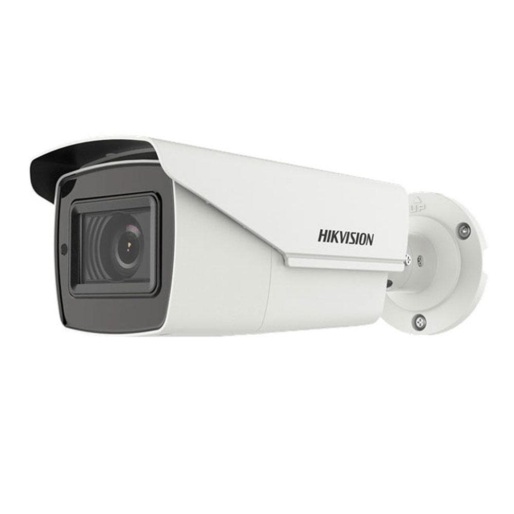 Camera supraveghere Hikvision Turbo HD DS-2CE19H8T-AIT3ZF(2.7-13.5mm); 5MP; 5 Megapixel high-performance CMOS; rezolutie: 2560 (H) × 1944 (V)@ 20fps; iluminare: Color: 0.003 Lux @ (F1.2, AGC ON), 0 Lux with IR; lentila motorizata 2.7 - 13.5 mm; distanta IR: 80metri, EXIR 2.0, smart IR;  true WDR