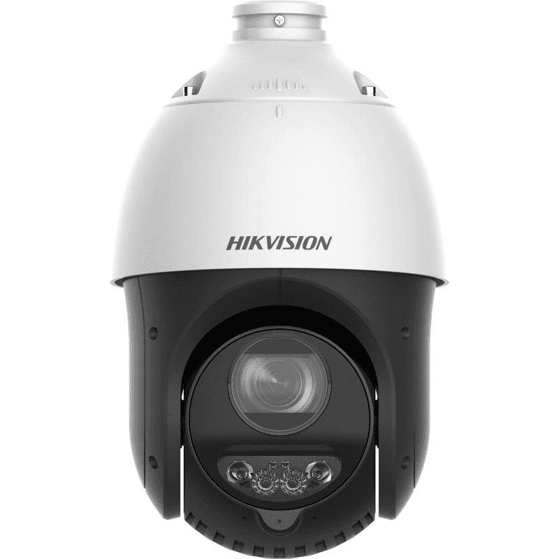 Camera de supraveghere IP Speed Dome 2MP Hikvision DS-2DE4225IWG1-E, lentila varifocala: 4.8-120mm, iluminare min: Color: 0.005 Lux @ (F1.6, AGC ON); B/W: 0.001 Lux @ (F1.6, AGC ON), 0 Lux cu IR: 100m, microfon incorporat, difuzor incorporat, interfata audio: 1/1, alarma: 1/1, slot card de memorie