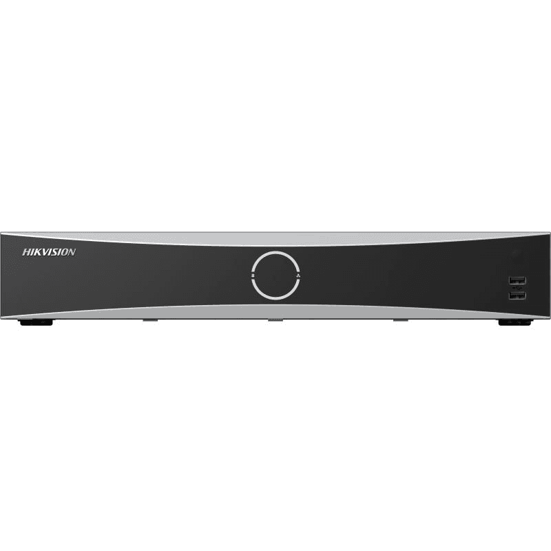 NVR Hikvision 32 canale AcuSeek DS-7732NXI-K4/VPRO; Enable AI by NVR: 12-ch@1080p (30 fps) / Disable AI by NVR: 24-ch@1080p (30 fps), H.265, H.265+, H.264, H264+, iesiri: HDMI/VGA , 4x SATA max 16TB pe HDD, AI by NVR: Facial recognition, perimeter protection, motion detection 2.0, AcuSearch