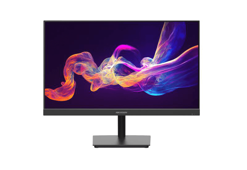 Monitor Hikvision FHD 23.8" DS-D5024F2-AP2; E-LED backlit technology with full HD 1920×1080; HDMI support up to 1080P; Brightness: 250 cd/m2; Contrast: 1000:1; Response Time: 14ms; VESA: 75 mm × 75 mm (4 - M4 × 6 mm), dimensiuni: cu baza: 539.7 (W) mm × 427.33 (H) mm × 185.69(D) m, fara baza: 539.7