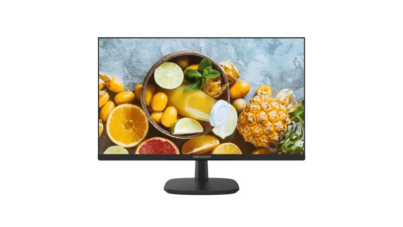 Monitor Hikvision DS-D5227U3-1P0 27" 4K,  E-LED Backlight, rezolutie:3840×2160, timp de rapsuns: 14 ms(typ)（G to G）OD 5ms, luminozitate: 350 cd/m², contrast: 1200 : 1, interfate: HDMI 2.0 x 2, DP 1.4 x 1, culoare neagra, VESA: 100 mm × 100 mm, dimensiuni: 614.7 (W) mm × 452.5 (H) mm × 226.4 (D) mm