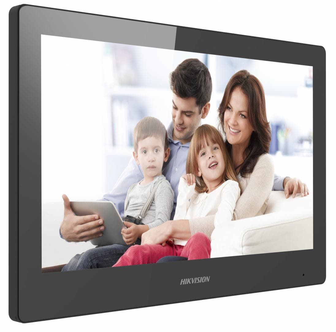 Monitor videointerfon WIFI modular 10" color Hikvision DS-KH8520-WTE1/EU; ecran LCD 10" color cu touch screeen, rezolutie ecran 1024 ×600; design modern; Conectivitate: Retea wireless: Wi-Fi 802.11b/g/n;Network:10/100 Mbps self adaptive network; TCP/IP, SIP, RTSP; Comunicareaudio video