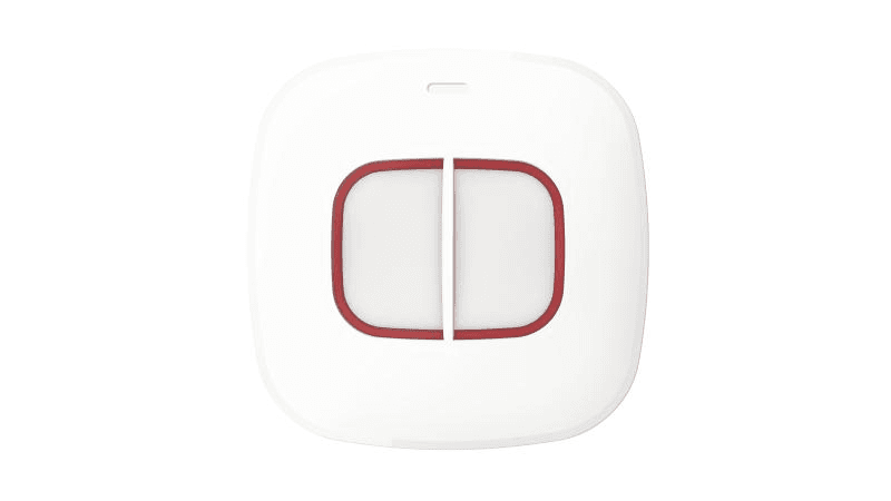 Buton de panica wireless Hikvision DS-PDEB2-EG2-WE(B), 2 butoane, ,frecventa de operare: 868MHz, criptare: AES-128, distanta de transmisie: 1.2km, operare pe baterie( CR2450 x 1buc), dimensiuni: 63.8mm × 63.8mm × 19, greutate: 58.5g.
