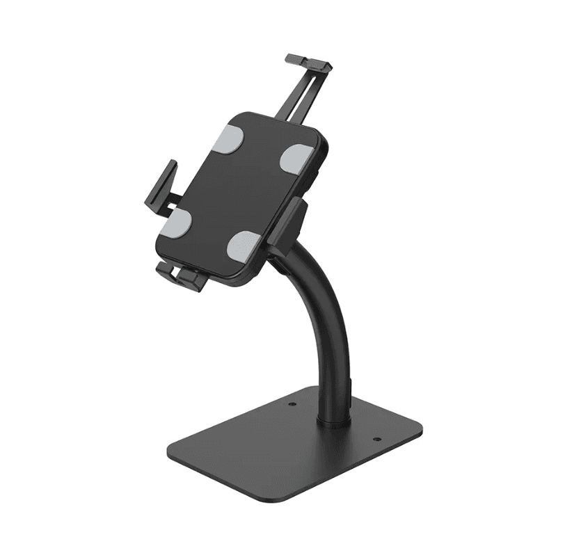 Suport de tableta Neomounts by Newstar DS15-625BL1, diagonala maxima 11", greutate maxima 1kg, tilt +20°, -110°, rotate  360°, reglare manuala, garantie 5 ani, negru