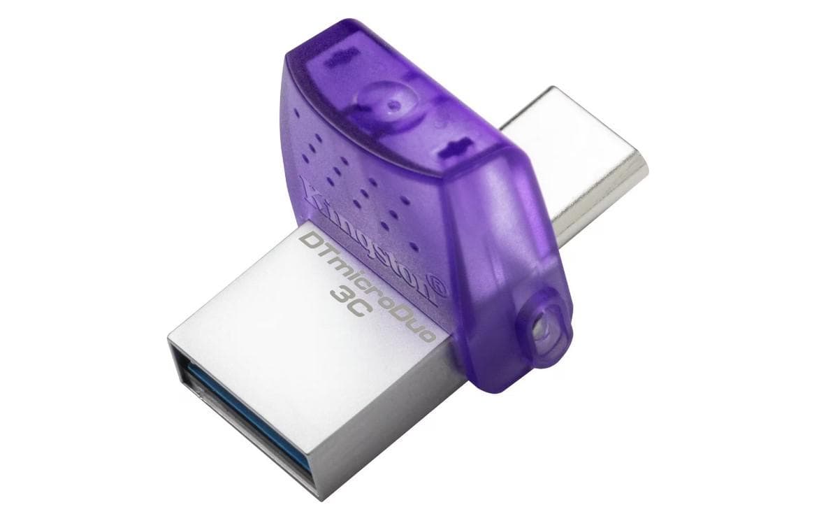 Memorie USB Flash Drive Kingston 256GB DT MicroDuo, USB 3.0, micro USB 3C