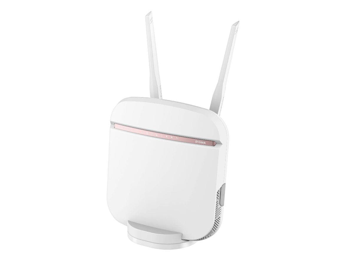 D-Link Router Wireless DWR-978 5G, AC2600, Dual-Band, MU-MIMO, Porturi: 4 x Gigabit RJ-45, 1 x WAN, suporta pana la 128 dispozitive conectate, 2 x antene externe detasabile, viteza wireless: 1733 Mbps 5 GHz, 800 Mbps 2.4 GHz, 5G/4G LTE/3G via SIM, 1 x USB 2.0.