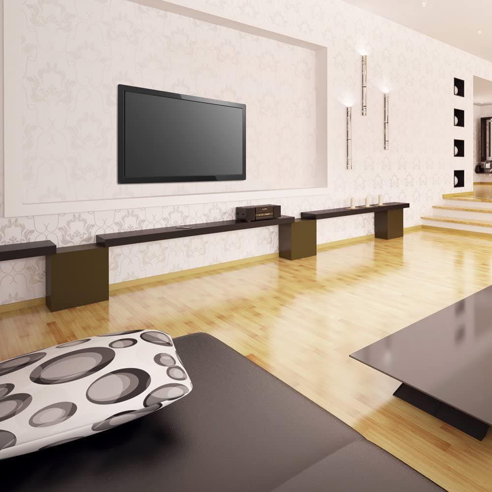 Suport TV de perete, Barkan E302+.B, Fix, 19"- 65", VESA 400 x 400 mm, suporta pana la 50kg, negru