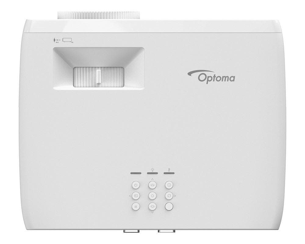 Videoproiector Optoma ZH350, DLP laser FHD 1920*1080, 3.600 lumeni, 2.000.000:1, 16:9/ 4:3, 30.000 ore, distanta maxima de proiectie 10 m, dimensiune maxima imagine 7.62 m/ 300", 2* HDMI, USB-A power 1.5A, RS232, audio out, 27-32 dB, boxa 15W, 3D, Security bar, Kensington Lock, protejare cu parola