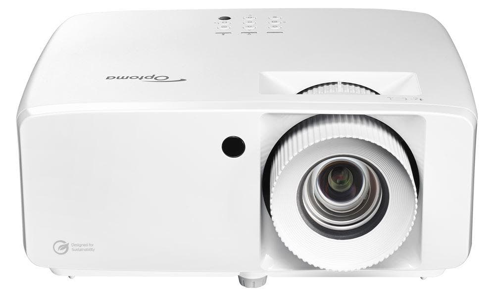 Videoproiector OPTOMA ZH450, DLP laser 30.000 ore, FHD 1920*1080, 4500 lumeni, 300.000:1, 16:9/ 4:3, dimensiune maxima imagine 322", distanta maxima de proiectie 10 m, zoom 1.6x, 2* HDMI, USB-A power 1.5A, audio out, RS232, RJ45, 29- 31 dB, 3D ready, Security bar, Kensington Lock, protejare cu