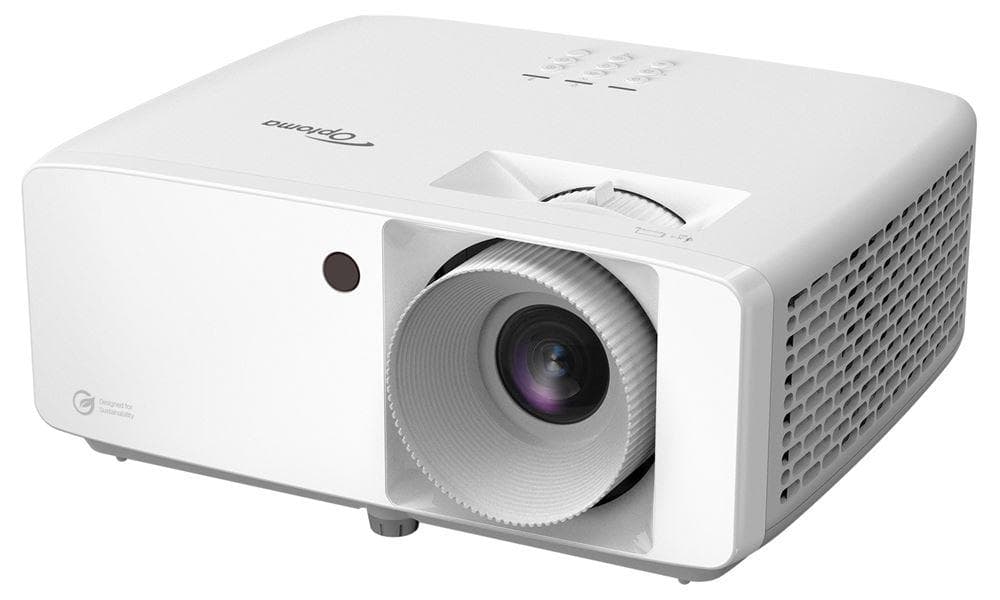 Videoproiector Optoma ZH520, FHD 1920* 1080, 5.500 lumeni, 3.000.000:1, 16:9/ 4:3/ 16:10, +/-30°, dimensiune maxima imagine 322", laser 30.000 ore, distanta maxima de proiectie 8 m, zoom 1.3, 2* HDMI, Audio 3.5mm, USB-A power 1.5A, RS232, RJ45, 29- 31 dB, Full 3D, Security bar, Kensington Lock