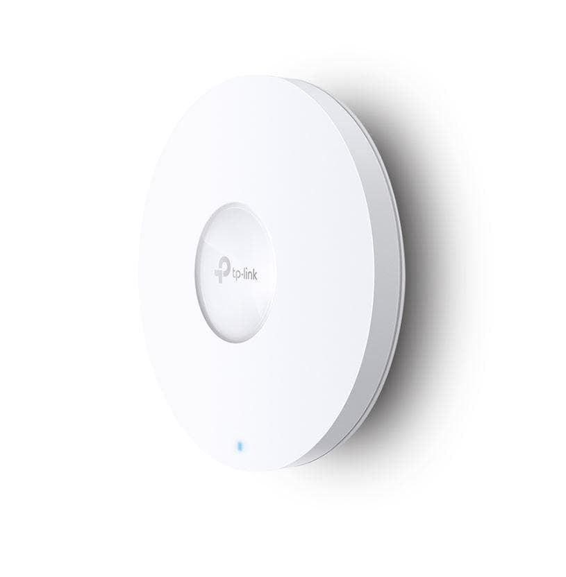 "AX3000 Ceiling Mount Dual-Band Wi-Fi 6 Access Point PORT:1× Gigabit RJ45 Port SPEED:574Mbps at  2.4 GHz + 2402 Mbps at 5 GHz FEATURE: 802.3at POE and 12V DC, 2×Internal Antennas, 160MHz  Supported, MU-MIMO, Seamless Roaming, Band Steering, Beamforming, Load Balance, Airtime Fairness, Centralized