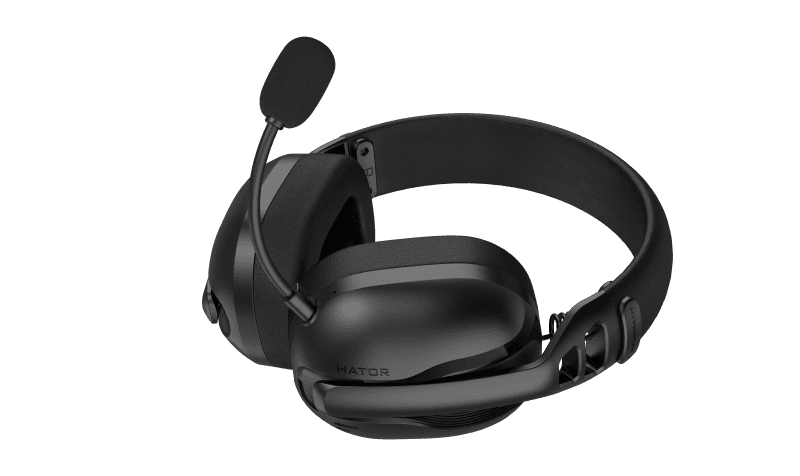Casti gaming wireless Hator Hyperpunk 3, material membrana PET, frecventa raspuns 10Hz-44kHz, impendanta 16Ω, conectivitate  2.4GHz, BT5.4 USB-C/USB-A, autnomie bateria pana la 45 de ore, timp incarcare 2o re, putere maxima 30mW, conexiune HATOR ClearScan™, conexiune  HATOR SyncHUB™, noice
