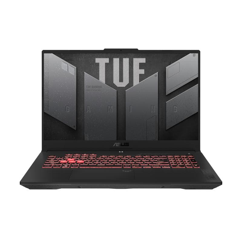 Laptop Gaming ASUS TUF Gaming A17, cu procesor AMD Ryzen 7 7445HS, 17.3'' IPS, 16 GB DDR5, 512 GB SSD, NVIDIA GeForce RTX 4050, 6GB GDDR6, Fr OS