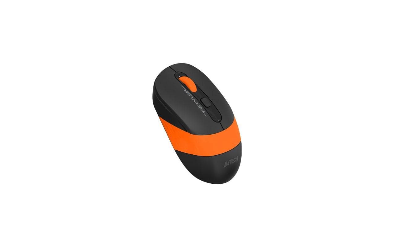 Mouse A4tech, gaming, wireless, optic, 2000 dpi, negru / portocaliu