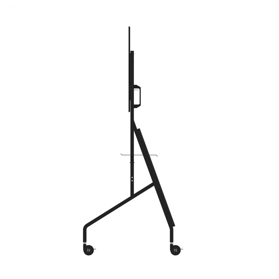 Stand mobil de podea Neomounts 55"-86" 76kg VESA 100x100 - 900x600 negru