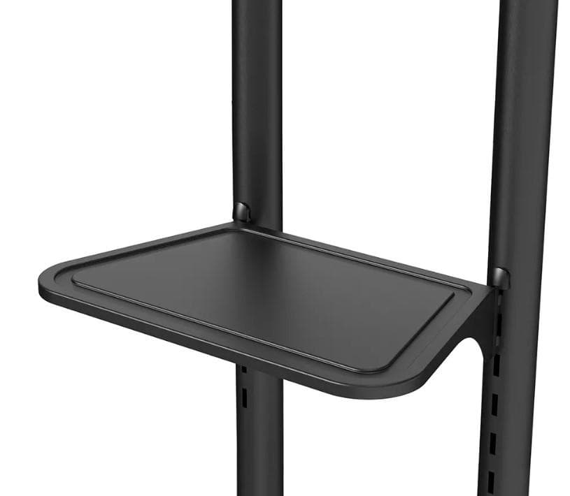 Stand podea mobil/fix Neomounts FL50-550BL1; pentru display-uri cu diagonale 37"-70", sistem de prindere VESA 100x100~600x400, greutate maxima suportata 50kg, tilt +5°/-12°, inaltime reglabila manual 1285-1450mm; management cabluri, 2 stalpi; dimensiuni 871x678x1966; culoare negru. Garantie 5 ani