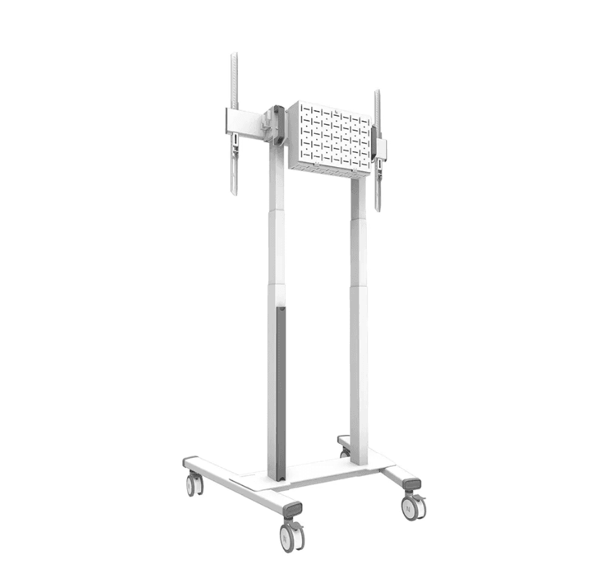 Stand mobil motorizat Neomounts by Newstar, 37"-100", 110 kg, VESA 800x600, alb