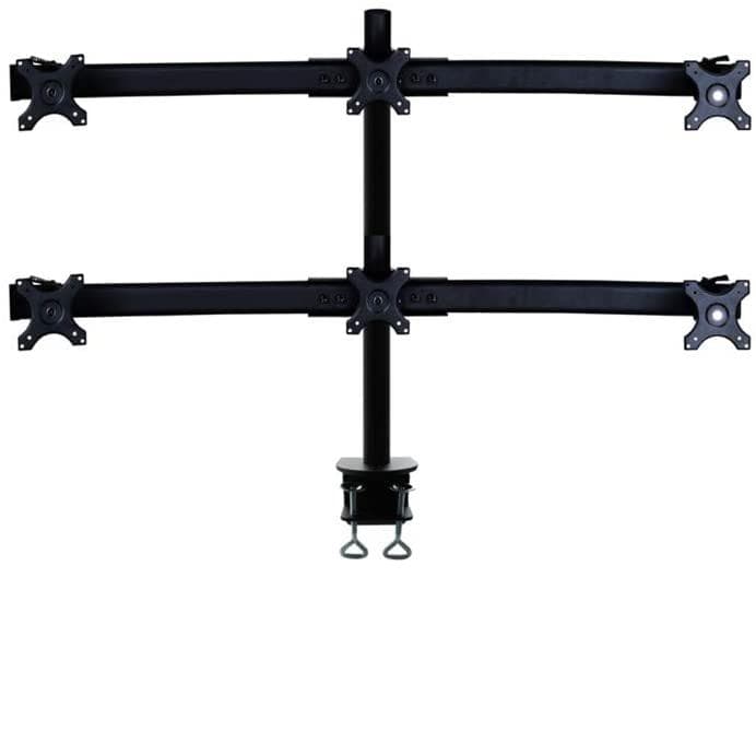 Suport Monitor de Birou, Neomounts by Newstar FPMA-D700D6, 19" - 27", VESA 100x100, suporta pana la 8kg, negru