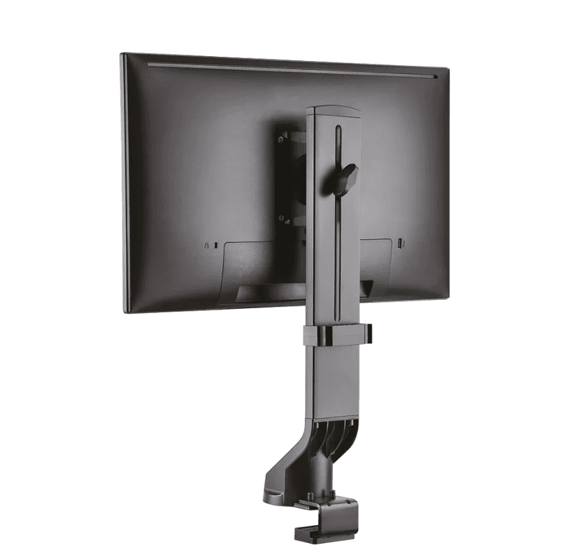 Suport monitor de birou Neomounts FPMA-D890WHITE; pentru display-uri cu diagonale 10"-30", sistem de prindere VESA 75x75~100x100, greutate maxima suportata 6kg, full motion, tilt +80°, swivel 60°, rotate 180°; inaltime reglabila manual 360-540mm; culoare negru. Garantie 5 ani