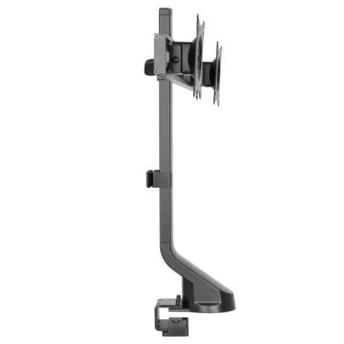 Suport monitor de birou Neomounts FPMA-D860DBLACK; pentru display-uri cu diagonale 10"-27", sistem de prindere VESA 75x75~100x100, suporta 2 ecrane, greutate maxima suportata 7kg per ecran, full motion, tilt +10°, -10°, swivel +10°, -10°, +180°, -180°; gas spring; culoare negru. Garantie 5 ani
