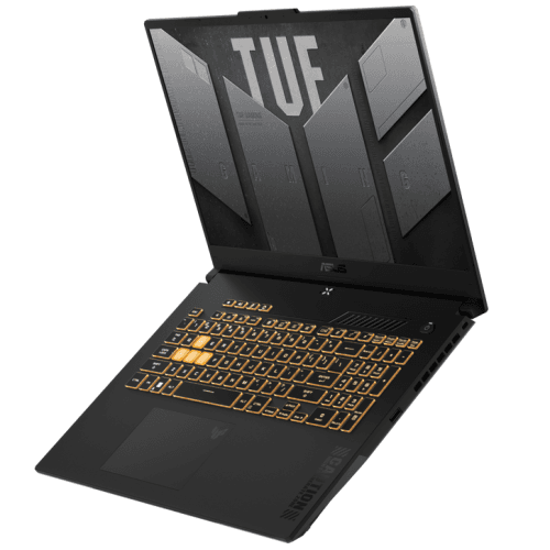 Laptop Gaming ASUS TUF Gaming F17, cu procesor Intel Core i5 210H, 17.3'' IPS, 16 GB DDR4, 512 GB SSD, NVIDIA GeForce RTX 3050, 6GB GDDR6, Fr OS