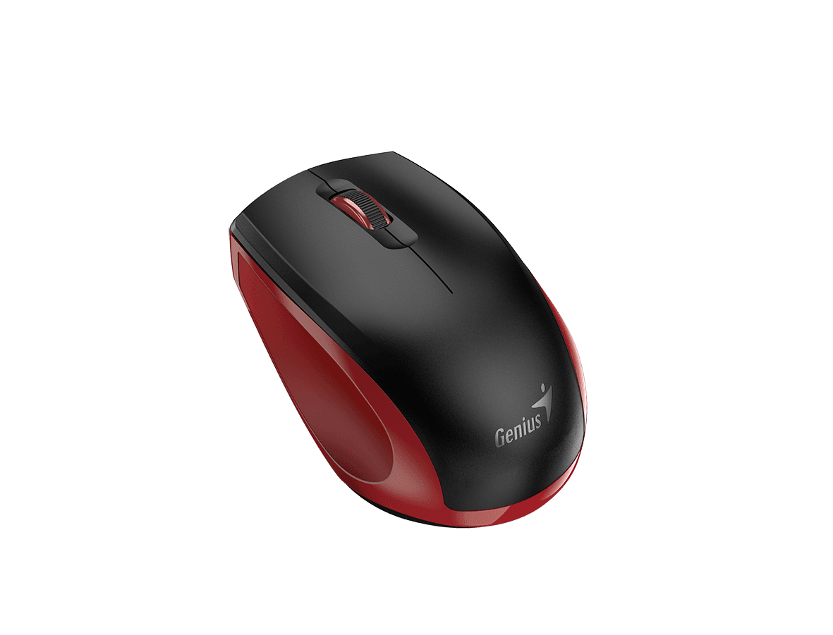 Mouse Genius wireless NX-8006S, wireless, negru-rosu
