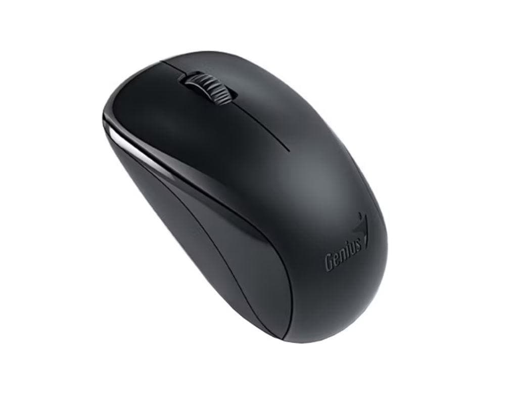 Mouse Genius NX-7000 wireless, PC sau NB, wireless, 2.4GHz, optic, 1200 dpi, butoane/scroll 3/1, negru