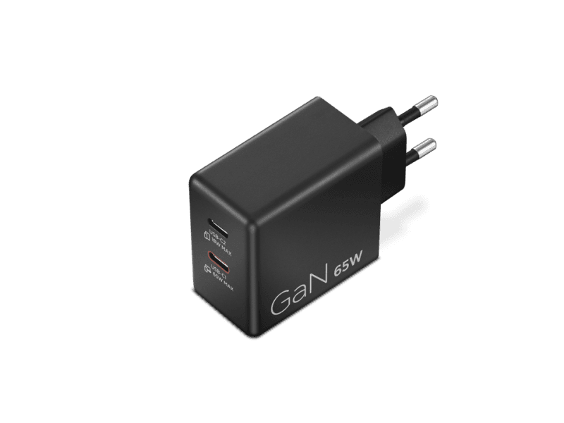 Incarcator Lenovo Dual USB-C 65W GaN; Port de incarcare: 2x USB-C; Input Power: 100-240~50/60Hz 1.5A; Lungime/ Tip cablu: 1.5M /Type C; Conectivitate: 2 pin; Dimensiuni (L x D x H): 120 mm x 120 mm x 35 mm; Greutate: 0.225 kg; Garantie: 1 an