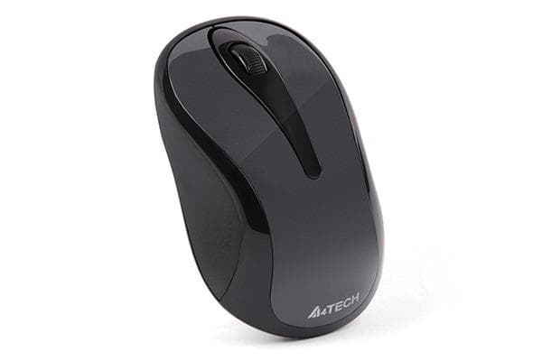 Mouse A4tech, wireless, 1000 dpi, butoane/scroll 3/1, gri