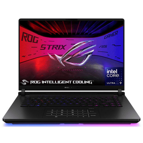 Laptop Gaming ASUS ROG Strix SCAR 16, cu procesor Intel Core Ultra 9 275HX, 16'' Mini LED, 32 GB DDR5, 2 TB SSD, NVIDIA GeForce RTX 5080 16GB GDDR7, Fr OS