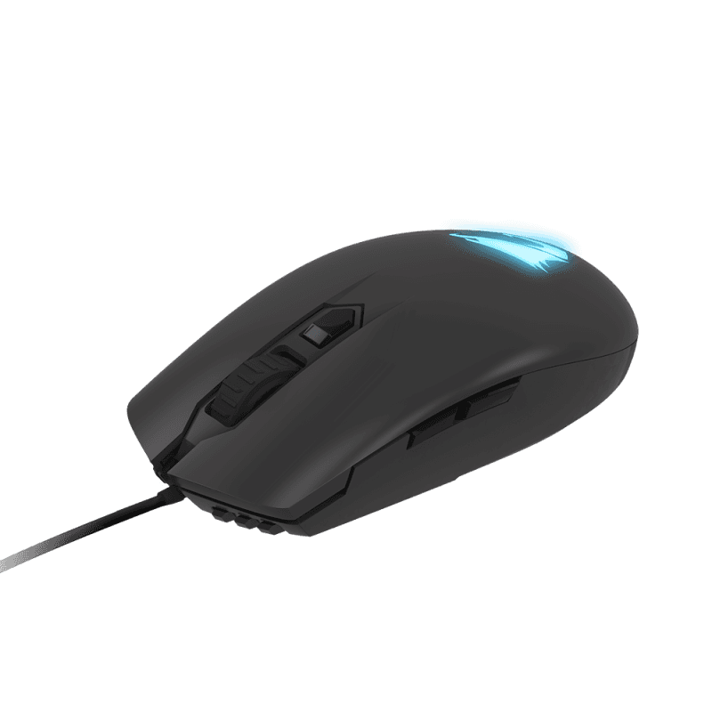 GIGABYTE AORUS M2. Form factor: Ambidextrous. Movement detection technology: Optical, Device interface: USB Type-A, Movement resolution: 6200 DPI, Buttons type: Pressed buttons, Scroll type: Wheel, Acceleration (max): 30 G. Power source: Cable. Product colour: Black