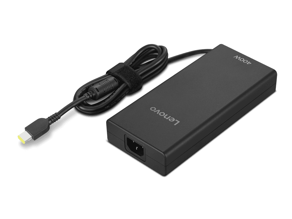 Adaptop Lenovo Legion 400W; Port de incarcare: USB-C; Accesorii incluse: Power adapter; Line cord; Warranty Poster; Power Poster; Dimensiuni (L x D x H) : 235 mm x 200 mm x 80 mm; Greutate: 1.01 Kg; Garantie: 1 an