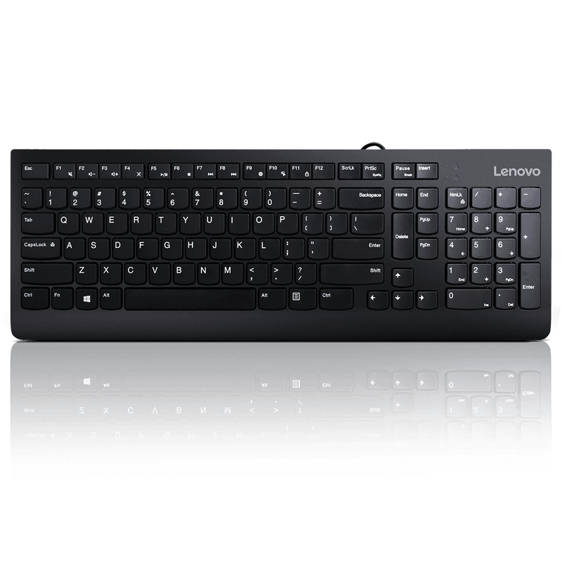 Lenovo 300 USB Keyboard - US English, Tip: Standard, Interfata tastatura: USB, Tehnologie: cu fir, Tastatura iluminata: Nu, Culoare: Negru, Dimensiune: 424 x 146 x 20 mm, Greutate: 76g, Garantie: 1 an