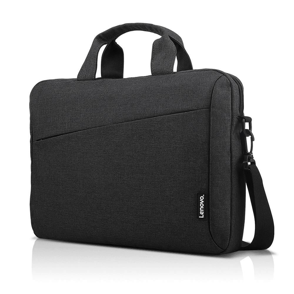 Geanta laptop Lenovo Casual Toploader T210, 15.6", Black, rezistent la apa, compartiment accesorii, compartiment laptop captusit, Material: Textil, Dimensiuni externe: 362 x 22 x 250 mm, Greutate: 465g