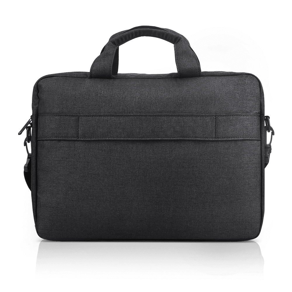 Geanta laptop Lenovo Casual Toploader T210, 15.6", Black, rezistent la apa, compartiment accesorii, compartiment laptop captusit, Material: Textil, Dimensiuni externe: 362 x 22 x 250 mm, Greutate: 465g