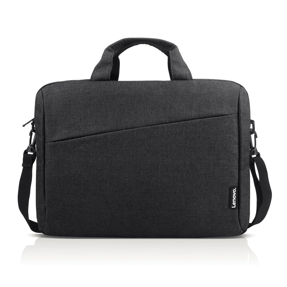 Geanta laptop Lenovo Casual Toploader T210, 15.6", Black, rezistent la apa, compartiment accesorii, compartiment laptop captusit, Material: Textil, Dimensiuni externe: 362 x 22 x 250 mm, Greutate: 465g