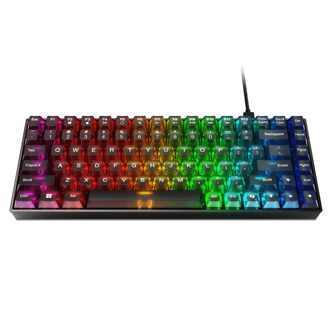 Tastatura Gaming Lenovo Legion K510 Mini Pro, Numar taste: 84, Interfata tastatura: USB, Tastatura iluminata: RGB, Culoare: Negru, Tehnologie: Cu fir, Kit: Nu, Continut pachet: 1 x Keycap Puller, 1 x Tastatura Gaming; Altele: Anti-Ghosting, Lungime cablu 1.8 m, Dimensiune (mm): 310.91 x 120.41 x
