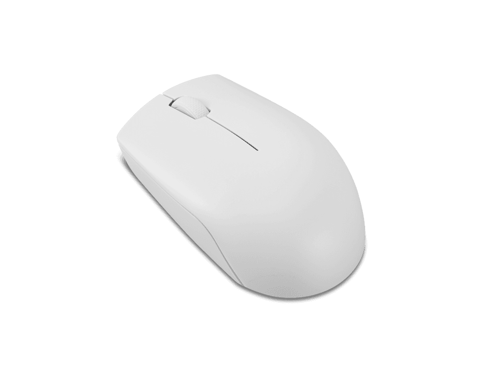 Mouse wireless Lenovo 300, Cloud Grey, Rezolutie (dpi): 1000 dpi, Butoane/rotite: 3, Interfata mouse: Wireless, Tehnologie: Wireless, Interfata receiver: dongle USB 2.4GHz, Dimensiune (mm): 97.91 x 57.99 x 32.53 mm, Greutate: 52g