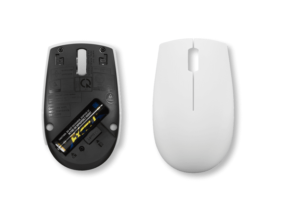 Mouse wireless Lenovo 300, Cloud Grey, Rezolutie (dpi): 1000 dpi, Butoane/rotite: 3, Interfata mouse: Wireless, Tehnologie: Wireless, Interfata receiver: dongle USB 2.4GHz, Dimensiune (mm): 97.91 x 57.99 x 32.53 mm, Greutate: 52g