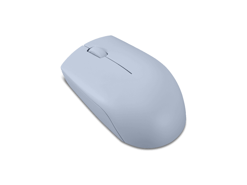 Lenovo 300 Wireless Compact Mouse Frost Blue, Tip: Standard, Rezolutie (dpi): 1000 dpi, Butoane/rotite, 3, Interfata mouse/ Tehnologie: Wireless, Interfata receiver, dongle USB 2.4GHz, Culoare: Albastru, Dimensiune (mm): 97.91 x 57.99 x 32.53 mm, Greutate: 52g, Garantie: 1 an