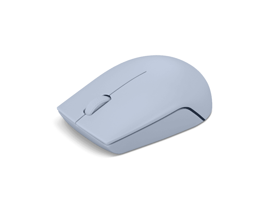 Lenovo 300 Wireless Compact Mouse Frost Blue, Tip: Standard, Rezolutie (dpi): 1000 dpi, Butoane/rotite, 3, Interfata mouse/ Tehnologie: Wireless, Interfata receiver, dongle USB 2.4GHz, Culoare: Albastru, Dimensiune (mm): 97.91 x 57.99 x 32.53 mm, Greutate: 52g, Garantie: 1 an