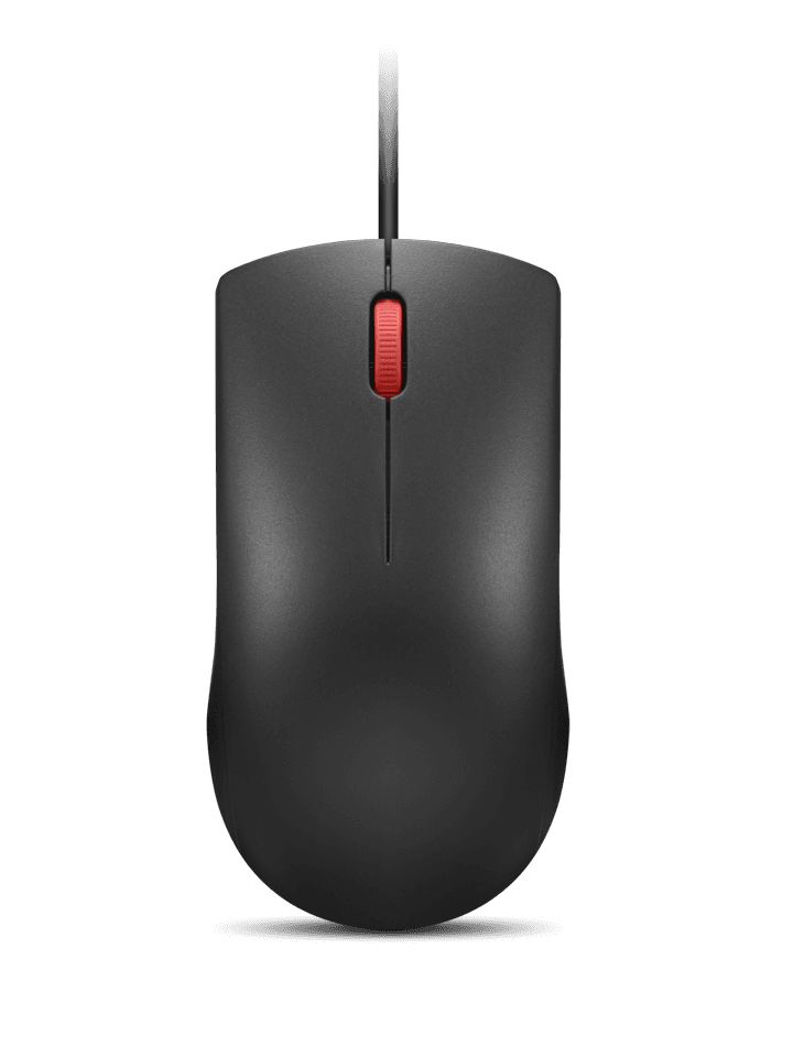Mouse cu fir Lenovo 120; 1600DPI; conectivitate: USB-A; senzor optic; numar de butoane: 3; greutate: 90g; lungimea cablului: 1.5m; compatibil cu Windows 10 Home Single Language 64, Windows 11; culoare: negru