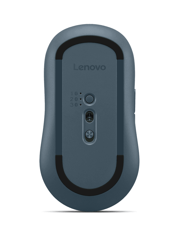 Mouse silentios Bluetooth Lenovo Yoga; pana la 4000DPI; tip: full size ambidextru; senzor: IR optic; numar de butoane: 6 (programabile); conectivitate: Bluetooth 5.3, se poate conecta la 3 dispozitive; greutate: 88g; compatibil cu Windows 10, Windows 11; include 1 x baterie de tip AA; culoare