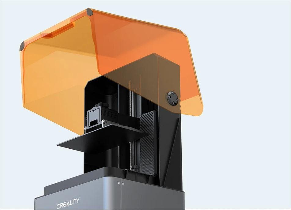 Imprimanta 3D Creality Halot-MAGE cu rasina, Tehnologie SLA, Stereolitografie, sursa 100W, dimensiuni printare: 228*128*230mm, Dimensiuni imprimanta: 333*270*608mm, Viteza:1-5s/strat, Inaltime strat:0.05-0.15mm, LCD 10.3", rezolutie: 8K(7680x4320), transfer fisier: USB drive, rasina:405nm, Software