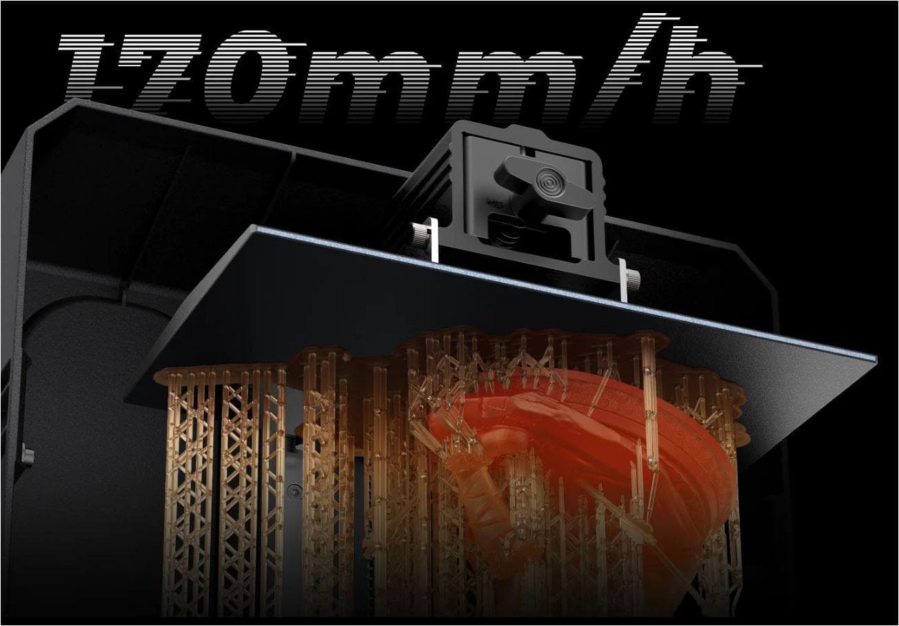 Imprimanta 3D Creality Halot-MAGE PRO cu rasina, Tehnologie SLA, Stereolitografie, sursa 150W, dimensiuni printare: 228*128*230mm, Dimensiuni imprimanta: 333*270*608mm, Viteza:170mm/h, Inaltime strat:0.05-0.15mm, LCD 10.3", rezolutie: 8K(7680x4320), transfer fisier: USB drive, rj45, WIFI, Creality