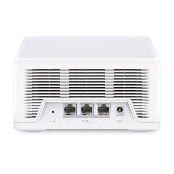 MERCUSYS HALO H47BE WHOLE MESH WIFI 7 2PACK, Tri-Band, Standarde wireless: 6 GHz: IEEE 802.11be, 5 GHz: IEEE 802.11b/g/n/ac/ax/be mixed, 2.4 GHz: IEEE 802.11b/g/n/ax mixed, Viteza wireless: 5760 Mbps at 6 GHz, 2880 Mbps at 5 GHz, 574 Mbps at 2.4 GHz, Dimensiuni: 170 × 122.4 × 103.5 mm, Interfata: 3